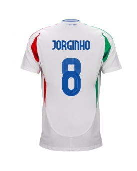 Italia Jorginho Frello #8 Maglia Gara Trasferta Repliche Europei 2024